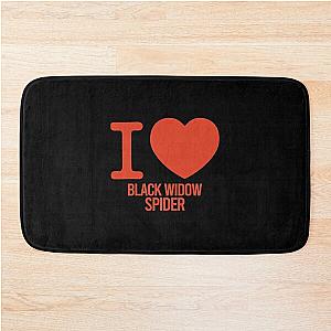 BEST Black Widow Spider EVER i love you Black Widow Spider gift- Perfect Gift Bath Mat