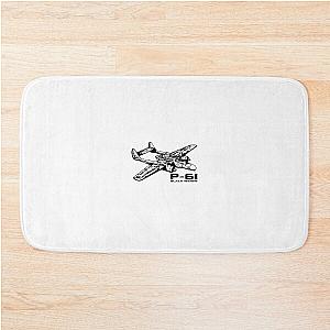 P-61 Black Widow  	 Bath Mat