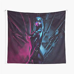 Original "black widow code" art Tapestry