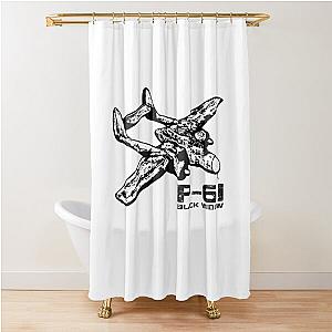 P-61 Black Widow  	 Shower Curtain