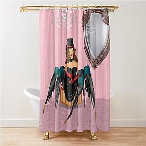 Black Widow Spider Woman Shower Curtain