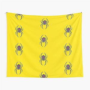 Tribal Black Widow Spider Tapestry