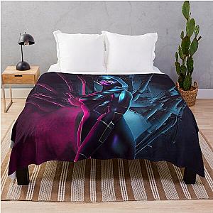 Original "black widow code" art Throw Blanket