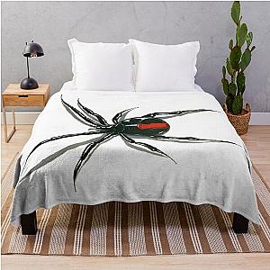 Black Widow Spider Throw Blanket