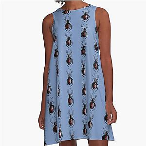 Black Widow Spider Illustration A-Line Dress