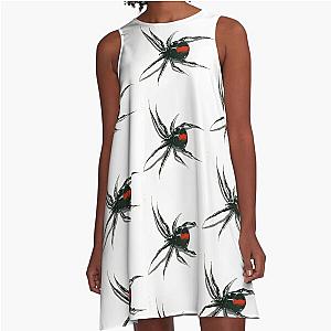 Black Widow Spider A-Line Dress