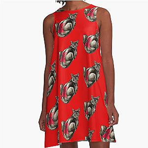 Black Widow Spider A-Line Dress