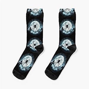 Halloween Black Widow Spider Socks