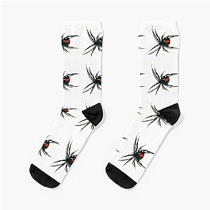 Black Widow Spider Socks