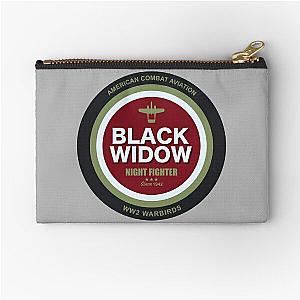 P-61 Black Widow Patch Zipper Pouch