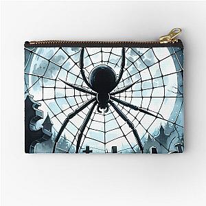 Halloween Black Widow Spider Zipper Pouch