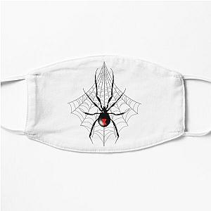 Black Widow Spider Web Flat Mask