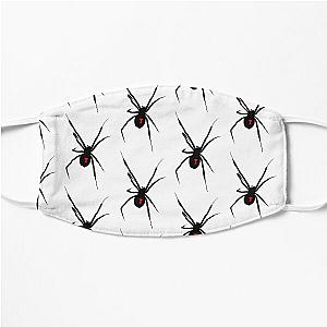 Black widow pattern Flat Mask