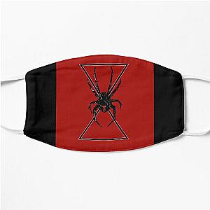 Black Widow Spider Design Flat Mask