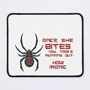 Black Widow Irony Mouse Pad