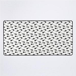 Black Widow spider pattern Desk Mat