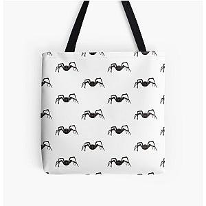 Black Widow Spider All Over Print Tote Bag