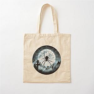 Halloween Black Widow Spider Cotton Tote Bag