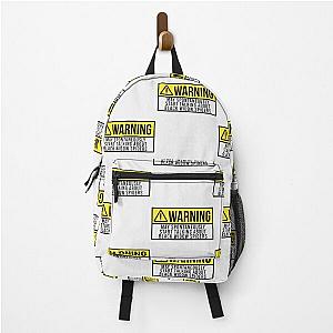 May Spontaneously Start Talking About Black Widow Spiders- Gift Perfect Backpack