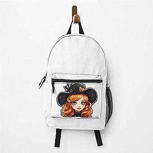 Cartoon Style Black Widow Sticker Art Prints and More Backpack