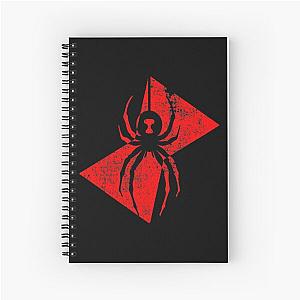 Black Widow Spider- Perfect Gift Spiral Notebook