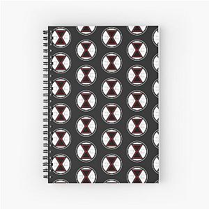 Black Widow symbol Spiral Notebook