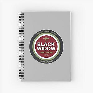 P-61 Black Widow Patch Spiral Notebook