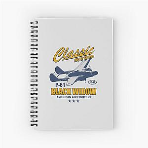 P-61 Black Widow Spiral Notebook