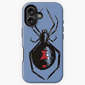 Black Widow Spider Illustration iPhone Tough Case