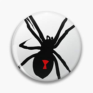 Black widow pattern Pin