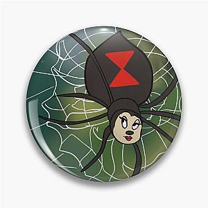 Cute Black Widow Spider Pin