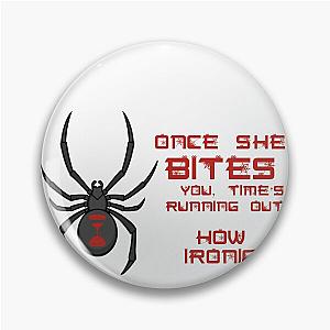 Black Widow Irony Pin