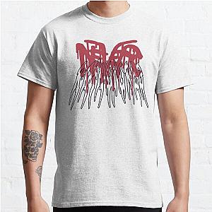 Bladee Drain Gang Never Rainworld logo Classic T-Shirt RB1807