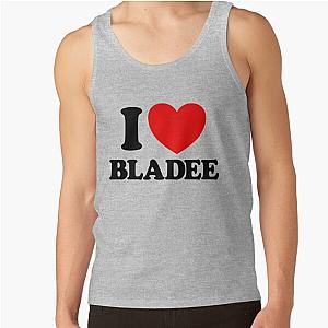 I Love Bladee Red Heart Bladee Lover I Love Bladee Gear Tank Top RB1807