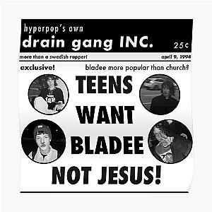 bladee newspaper Poster RB1807