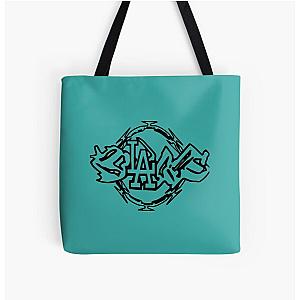 Bladee Merch Bladee Black Logo   All Over Print Tote Bag RB1807