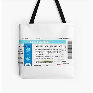 Bladee Eversince Ticket All Over Print Tote Bag RB1807