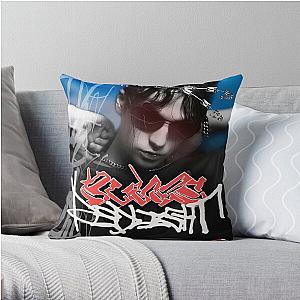 Bladee Drain Gang Red Light GTBSG poster logo Throw Pillow RB1807