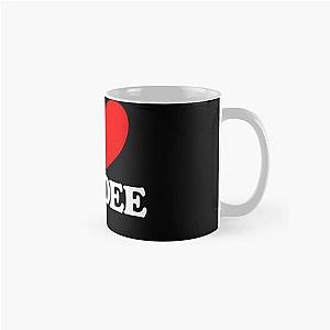 I Love Bladee Red Heart Bladee Lover I Love Bladee Gear Classic Mug RB1807