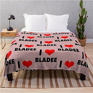 Bladee Merch I Heart Bladee   Throw Blanket RB1807