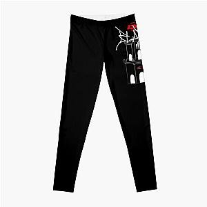 Bladee Drain Gang Red Light Castle logo   Leggings RB1807