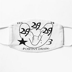 Bladee Drain Gang D9 -POSITIVE DRAIN- tag logo Flat Mask RB1807