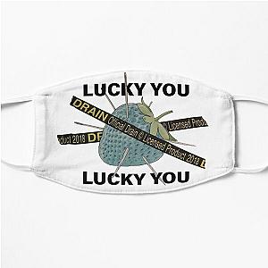 Bladee Drain Gang Lucky You Strawberry logo Flat Mask RB1807