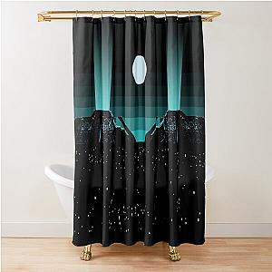 Blade Runner Tyrell Building Night Shower Curtain