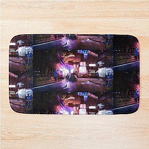 Cyberpunk Blade Runner City Street Bath Mat