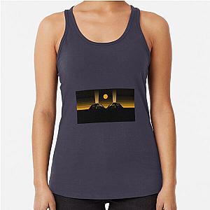 Blade Runner Tyrell Building Sunset Racerback Tank Top