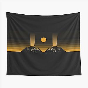 Blade Runner Tyrell Building Sunset Tapestry