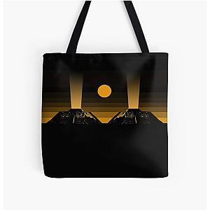 Blade Runner Tyrell Building Sunset All Over Print Tote Bag