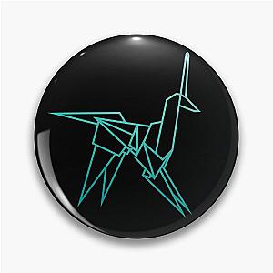 Blue Blade Runner Unicorn Pin