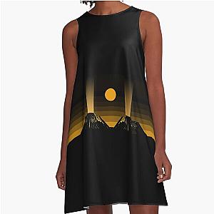Blade Runner Tyrell Building Sunset A-Line Dress